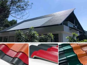 Telha de PVC revestida com ASA com garantia de 25 anos