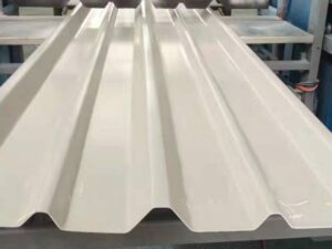 Telhado de plástico PVC corrugado com isolamento térmico